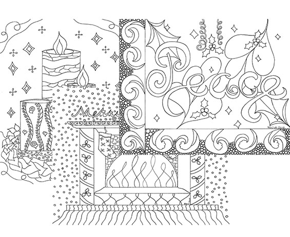 christmascoloringtrio